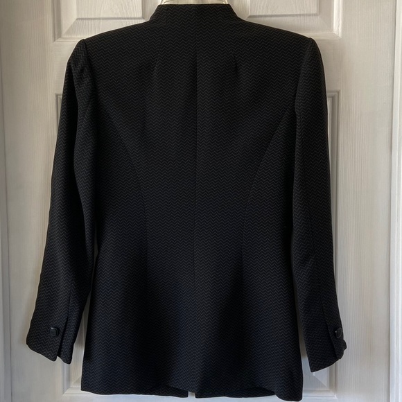 Zion New York Blazer Black Single Button Size 4 - Picture 5 of 8